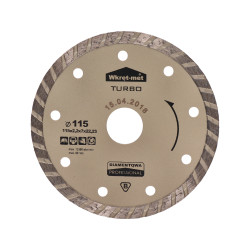 Profesionálny Turbo diamantový kotúč 115x2.2x22 Profesionálny Turbo diamantový kotúč 115x2.2x22